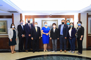 AIT處長孫曉雅訪台中 盧秀燕盼促進台美合作