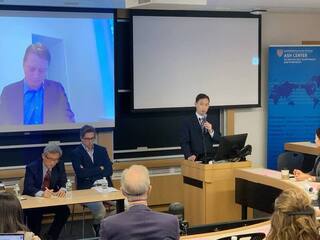 波士頓駐處攜手哈佛  合辦台美經貿展望研討會