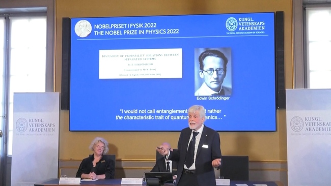法學者獲諾貝爾物理學獎 籲科學界反抗民族主義 | 華視新聞