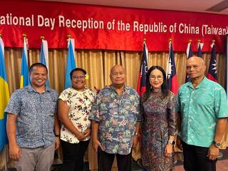 駐帛琉使館國慶酒會 大使：台灣致力維護和平