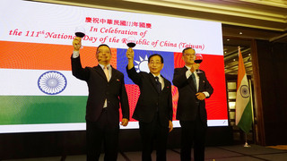 新德里雙十國慶酒會 逾400友人出席挺台