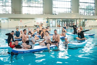 清大開SUP划槳課 帶領學生體驗立槳樂趣