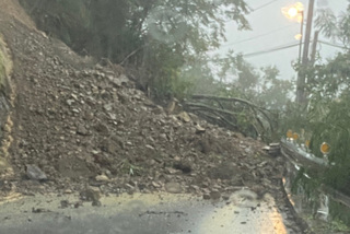 桃園復興區道路坍塌  市府搶修籲注意路況