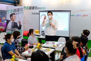 鄭朝方提新住民政見  推竹北多元語言市政服務