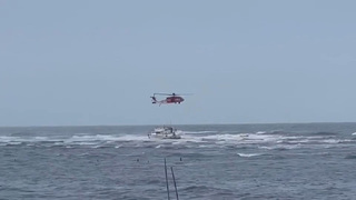 漁船彰化伸港海域擱淺  海巡與空勤聯手救5人