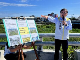 太平溪貫穿台東市  劉櫂豪要打造城市水岸