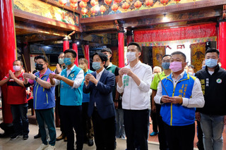 賴副總統竹縣站台  力挺周江杰、鄭朝方