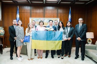 吳釗燮接見捷克烏克蘭智庫領袖 盼凝聚共識捍衛民主