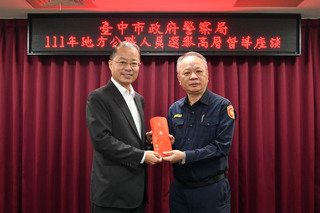 警政署長黃明昭訪視中市警局 要求落實查賄及維安