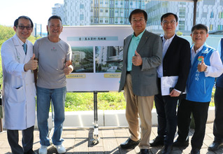 林為洲考察竹北台大醫分院 盼整合兒童醫療資源