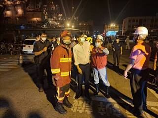 高雄大林煉油廠深夜火警  陳其邁：持續監測救災