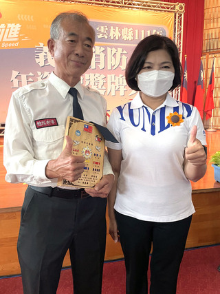 雲林義消李炯言服務40年 救火重傷不減熱忱