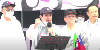 救國團70年慶前夕凱道遊行  馬英九、呂秀蓮到場