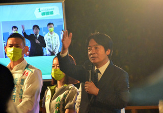 賴副總統第8次到新北輔選林佳龍  懇託支持