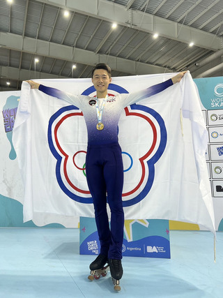 滑輪溜冰世錦賽 陳毅帆、劉懿萱奪金