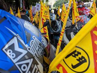 秋鬥機車隊啟動  由北而南宣講訴求反思民主