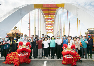 嘉市新建盧山橋通車  當地安全新地標