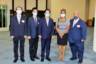 賴清德返台  盛讚帛琉「上帝的水族箱」值得造訪