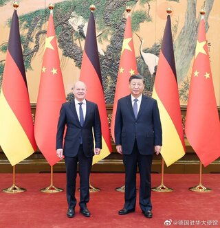 習近平會晤蕭茲  稱中德兩國在變局應加強合作