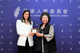 陳菊接見人權基金會訪團  盼擴大合作交流