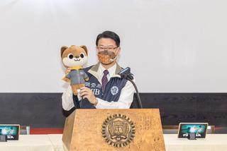 國安有獎徵答抽獎 王俊力玩遊戲防制滲透大魔王