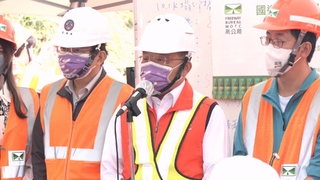 國1汐止段坍方 蘇貞昌：已搶通主路段明天可修復更多