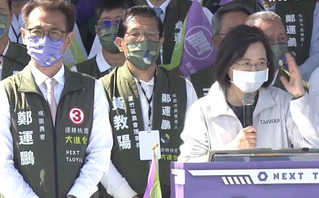 蔡英文：鄭運鵬能守護農漁民 讓桃園農業發展更好