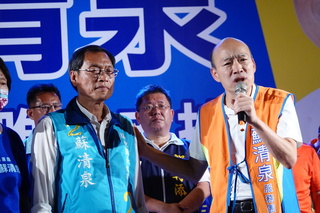 屏東輔選蘇清泉  韓國瑜：不收薪水幫賣農漁產