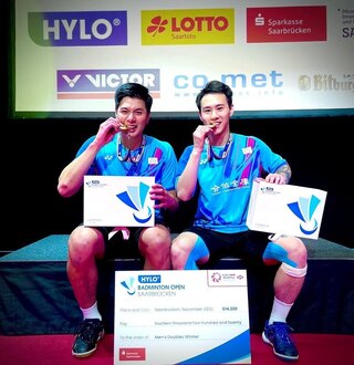 海洛羽賽「楊肉盧」男雙封王 李哲輝楊博軒亞軍