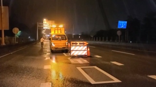 國1汐止提前全線通行 上午一度紫爆時速15公里