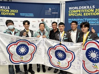 國際技能競賽英國場  台灣集體創作奪金