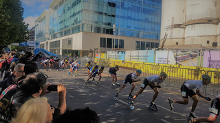 滑輪世錦賽競速馬拉松 台灣選手負傷完成挑戰