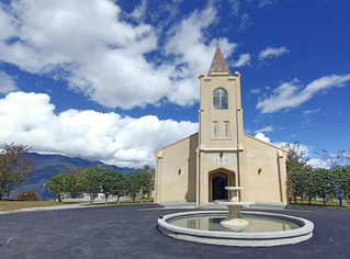 梨山耶穌堂大鐘掛上尖塔  睽違20年再現鐘聲