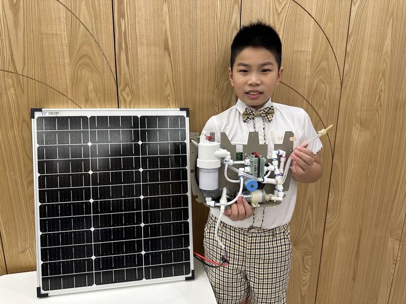 小學生構思太陽能轉換氫能裝置 獲青少年發明家獎 | 華視新聞