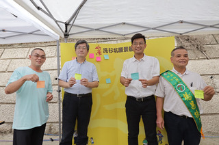 出席竹東音樂會 楊長鎮盼洗衫坑恢復古早風貌