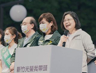 蔡總統竹市站台 讚沈慧虹最佳市政接棒人選