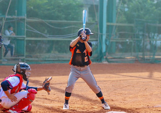 國中軟式棒球聯賽二重搶勝 張智雄拚勁像蔡鎮宇