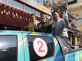 蔡其昌啟動車隊掃街 承諾落實縣市整合