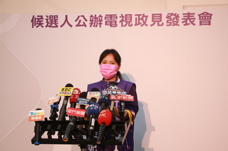 台中公辦政見會  陳美妃：想當真正做建設的市長