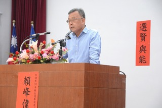 澎湖縣長政見會  賴峰偉談防疫心路歷程