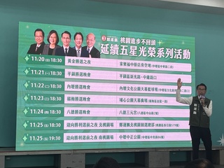 南桃園推連6晚造勢  鄭運鵬促市民回顧8年好成績