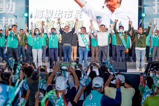 衝刺選前最後假日  蔡其昌海線大團結造勢晚會人氣旺