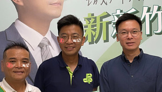 周江杰行腳13鄉鎮拜票  林飛帆陪走喊加油