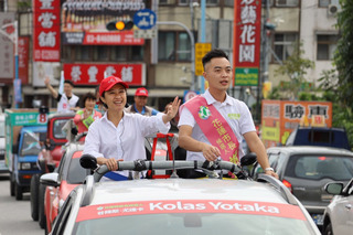 花蓮藍綠掃街Kolas訴求改變  徐榛蔚打造幸福城市