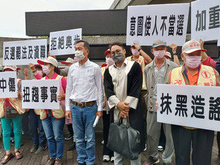 婦帶夫遺照聽政見會  大村鄉長候選人怒告現任鄉長