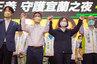 輔選江聰淵 蔡總統盼縣民用選票重新擦亮宜蘭招牌