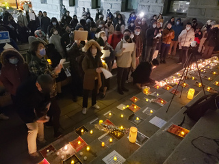 加拿大聲援白紙運動  中國留學生罕見出面挺民主