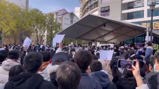 路透社：中國當局開始調查白紙運動參加者