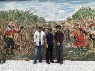 20公尺馬賽克拼貼「嘉南平原」 勤誠興業新廠吸睛