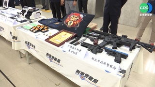 台中警方掃蕩槍毒 查獲製毒與槍枝改造工廠